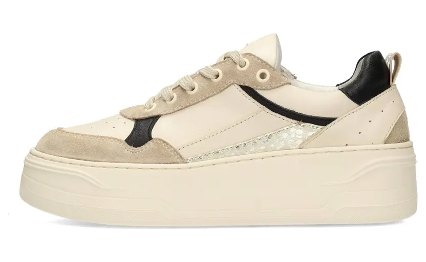 Poelman sneaker Beige / Zwart (LPCANA01POE49)