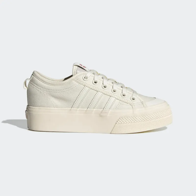 adidas Nizza Platform Off White / Cream White / Bright Yellow (GY1339)