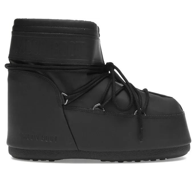 Moon Boot Icon Rubber Low Boot Black (80D1409380-N001)
