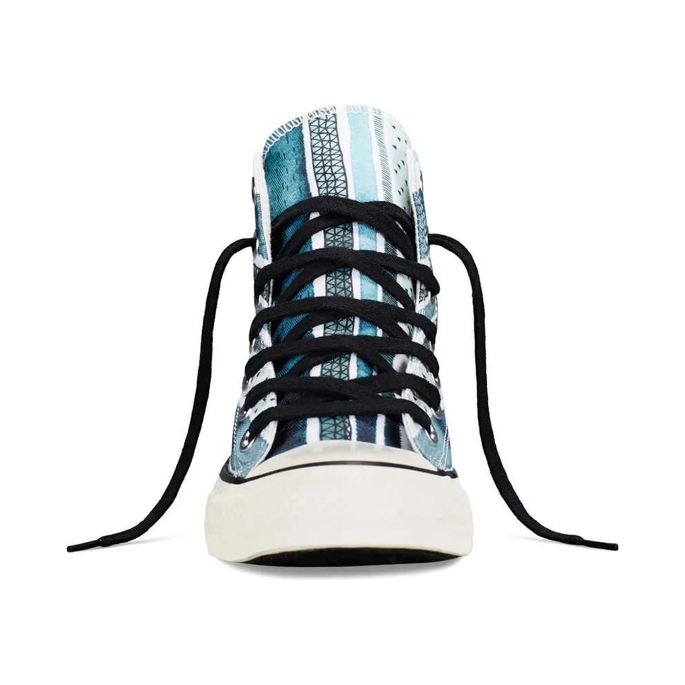 Converse Chuck Taylor All-Star Hi Pop Stripes Teal (W) Rebel Teal/Seaside Blue-Black (551566C)