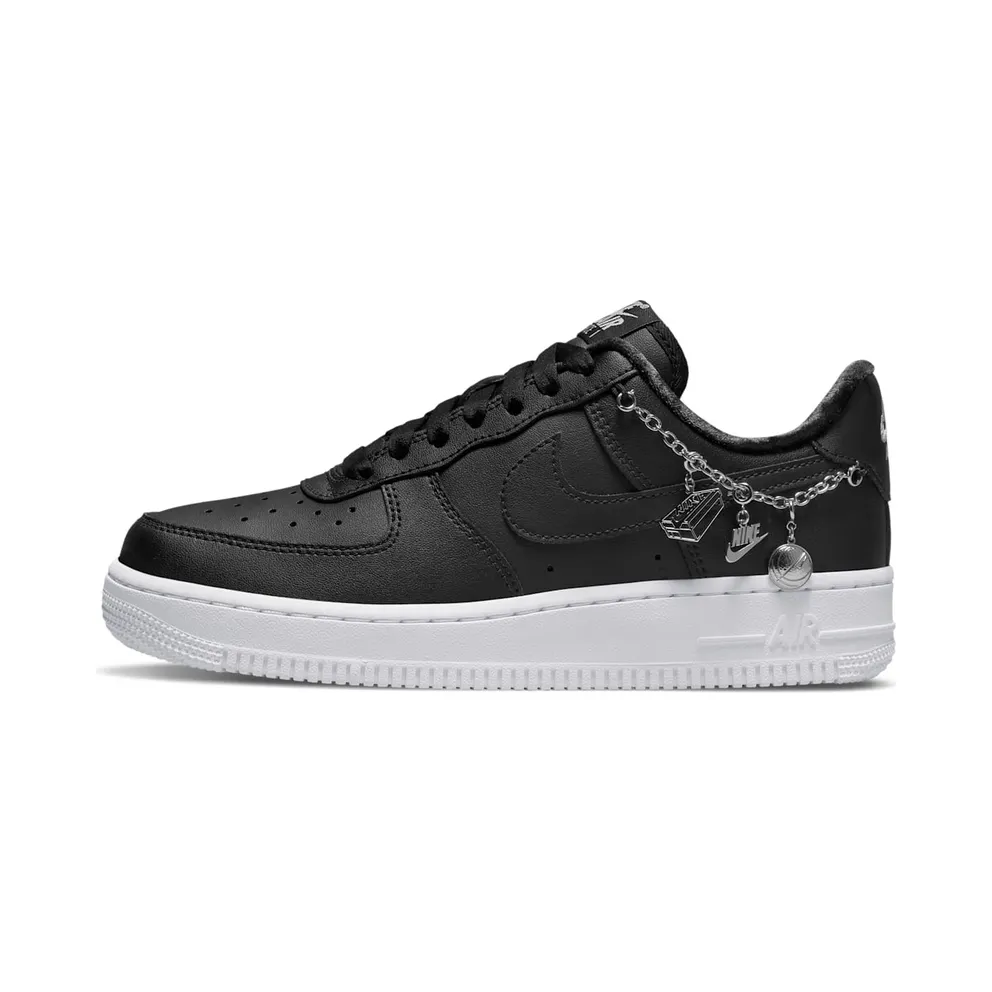 Nike Air Force 1 Low LX Black Pendant (W) – “Black / White / Metallic Silver” (DD1525-001)