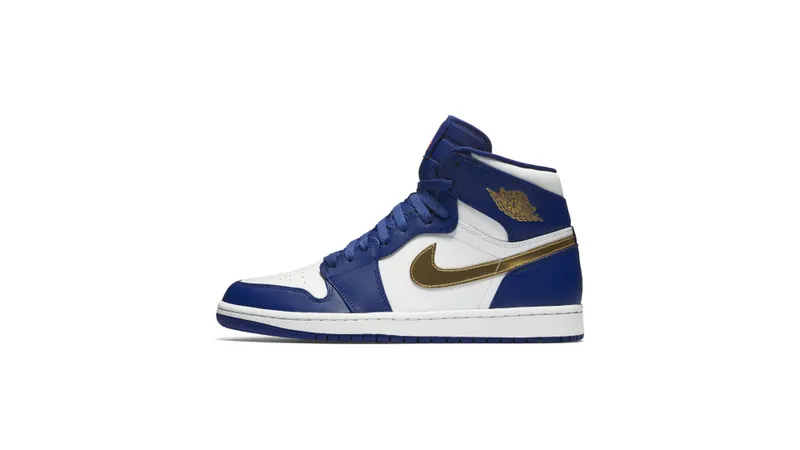 Jordan 1 Retro Gold Medal Deep Royal Blue/Metallic Gold Coin-White (332550-406)