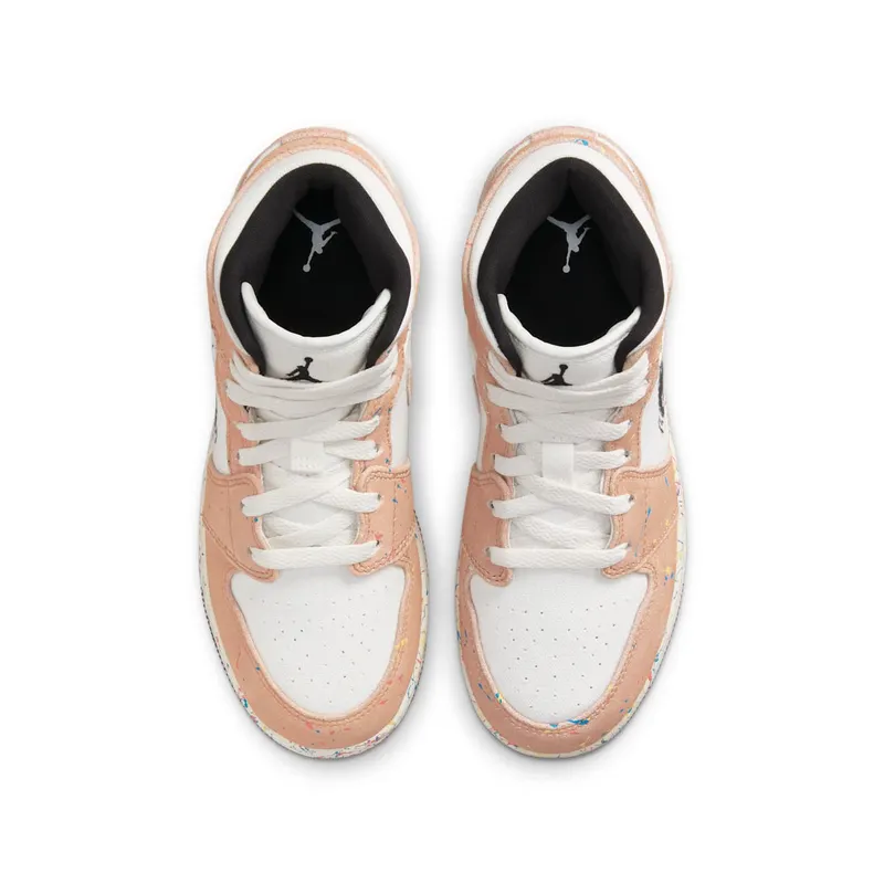 Jordan 1 Mid SE Brushstroke (GS) (DA8006-100)
