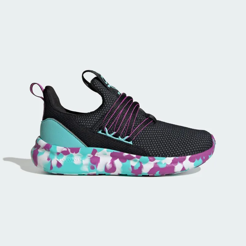 adidas Lite Racer Adapt 7.0 Black Purple Burst Aqua (JS2291)