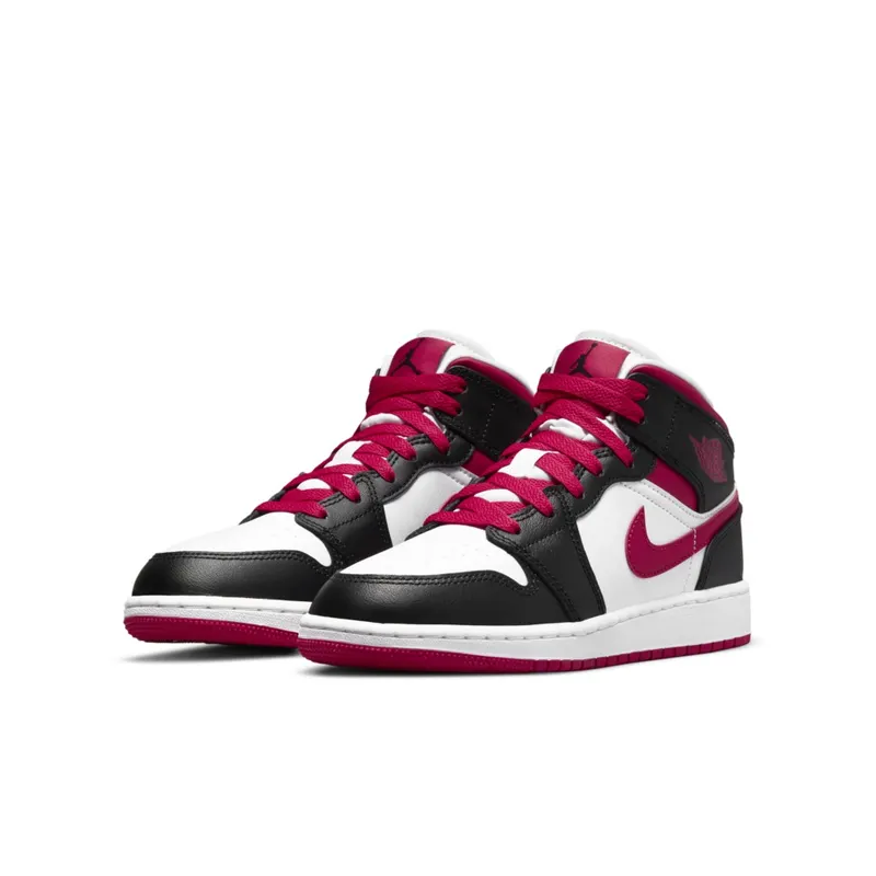Air Jordan 1 Mid Very Berry (GS) (554725-016)