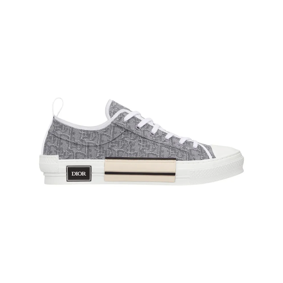 Dior B23 Low Top Ruthenium Metallic Thread Dior Oblique Jacquard (3SN249ZTU86851)