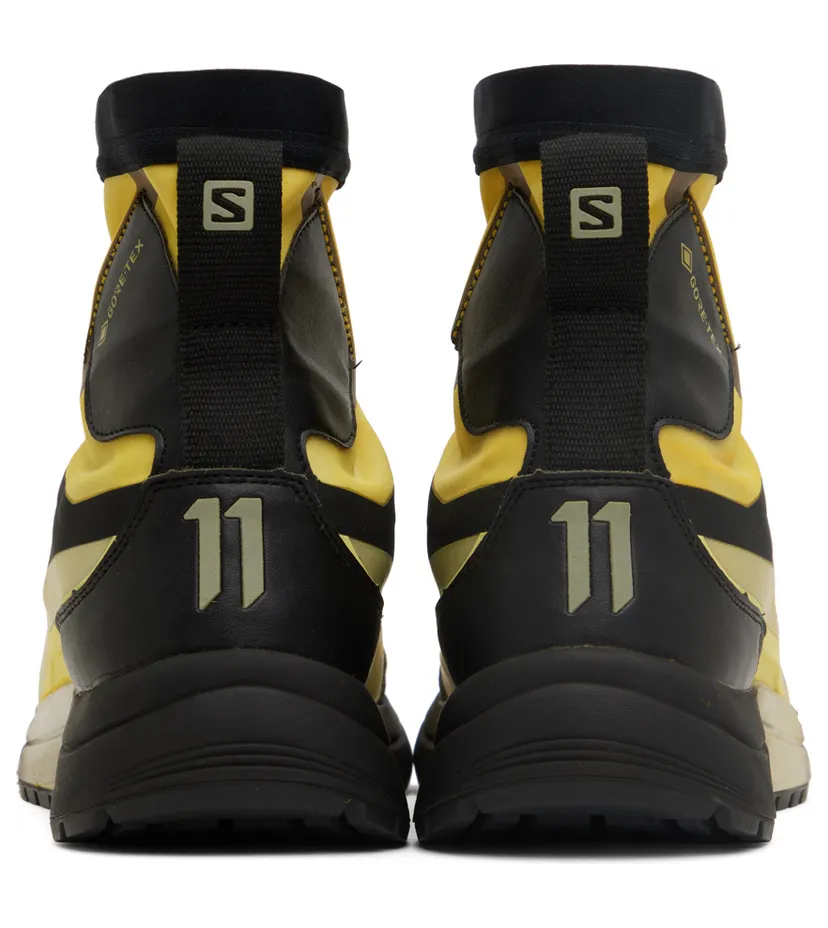 11 by Boris Bidjan Saberi Yellow Salomon Edition Bamba 2 High Sneakers (230 11xS) (2)