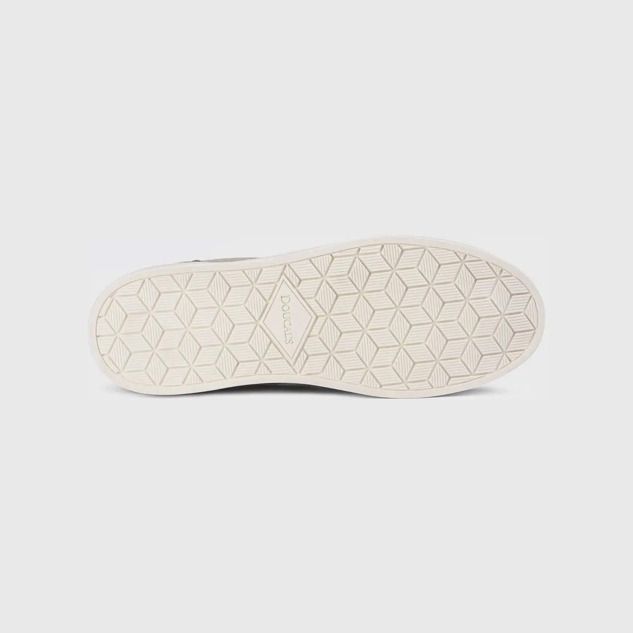 Doucal’s Technical Crochet Fabric and Leather Sneakers Dove Grey (DU3381SPENPZ830EM05) (3)