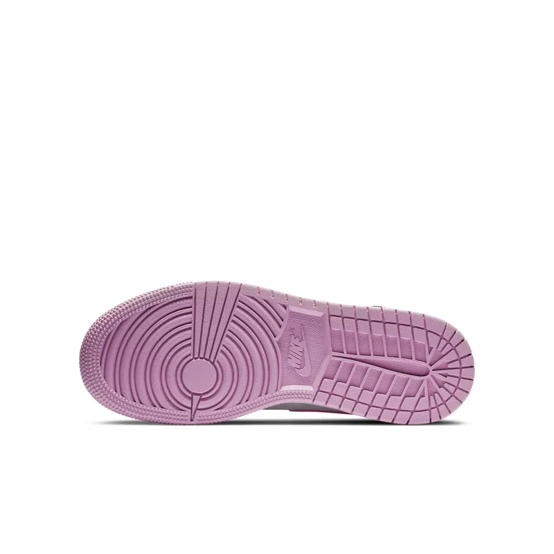 Jordan 1 Mid White Black Light Arctic Pink (GS) White/Black-Light Arctic Pink (555112-103)