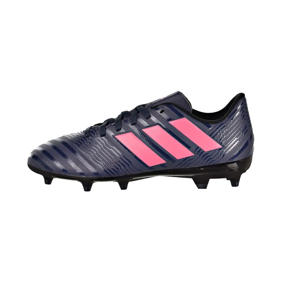 Adidas Nemeziz 17.4 Firm Ground Soccer Cleats “Trace Blue / Red Zest” (DB2246)