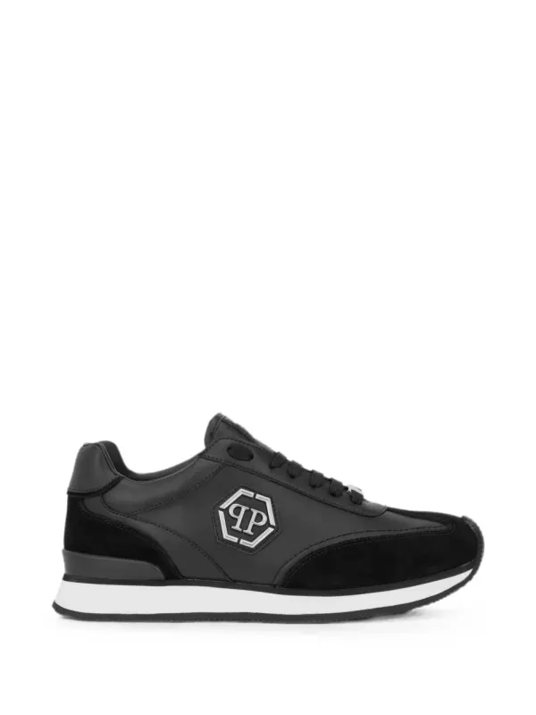 Philipp Plein Runner Hexagon Patch sneakers – Black (UAFSUSC1074PLE005N)