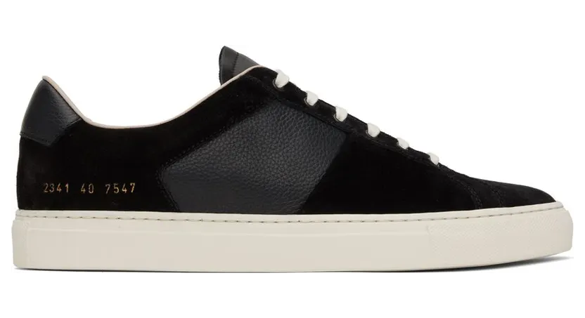 Common Projects Black Winter Achilles Sneakers (ARTICLE 2341)