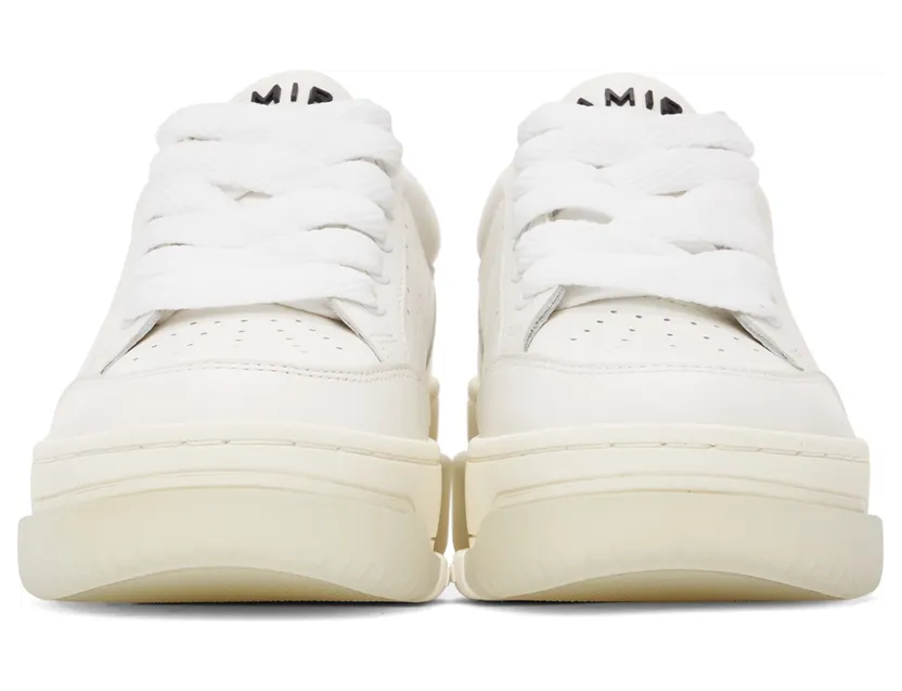 AMIRI White Stadium Low Sneakers (PS22WFS004-100) (2)