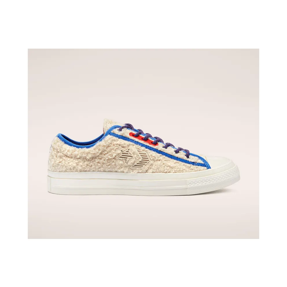 Converse Unisex Retro Sherpa Star Player Low Top Red Red (169521C)