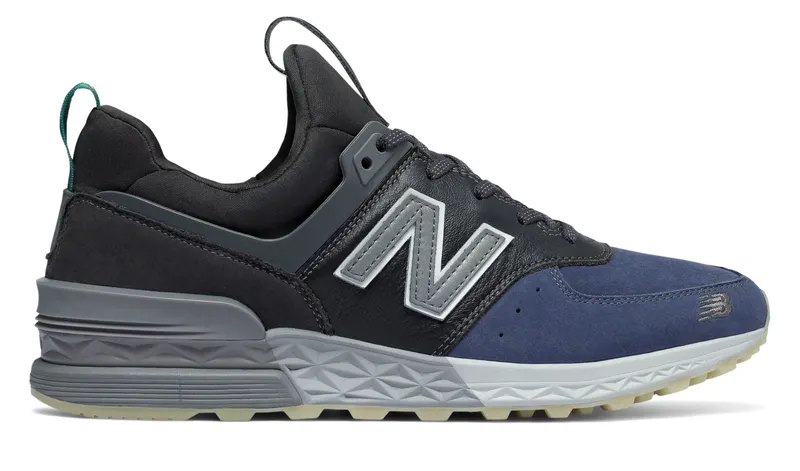 New Balance 574 Sport Mita Black Blue Grey Black/Blue-Grey (MS574MTA)