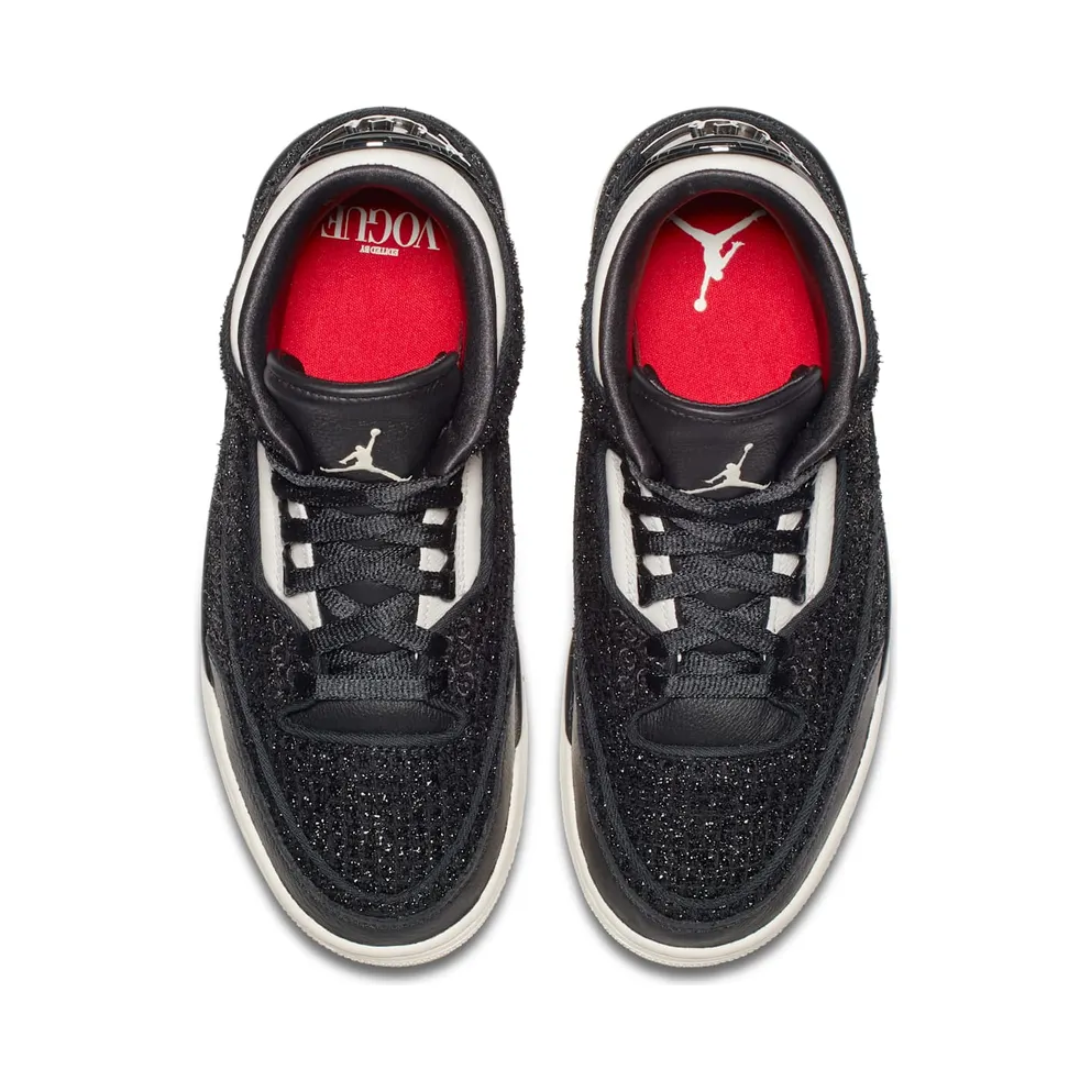 Jordan 3 Retro AWOK Vogue Black (W) Black/Sail (BQ3195-001)