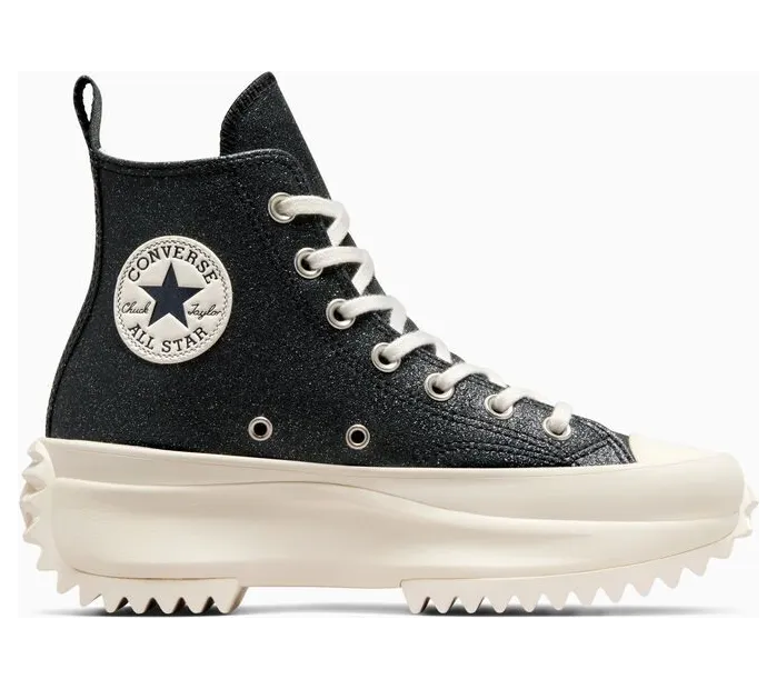 Converse Run Star Hike Platform Glitter Black/egret/egret – “Zwart” (A07947C)