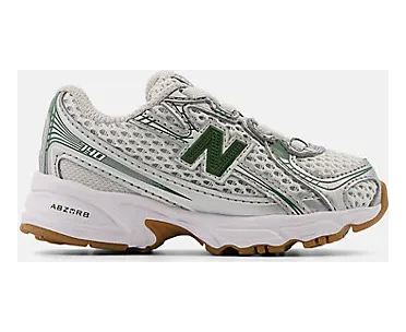 New Balance 740 Bungee Lace Silver Metalic Dark Alpine Green (IZ740SF)