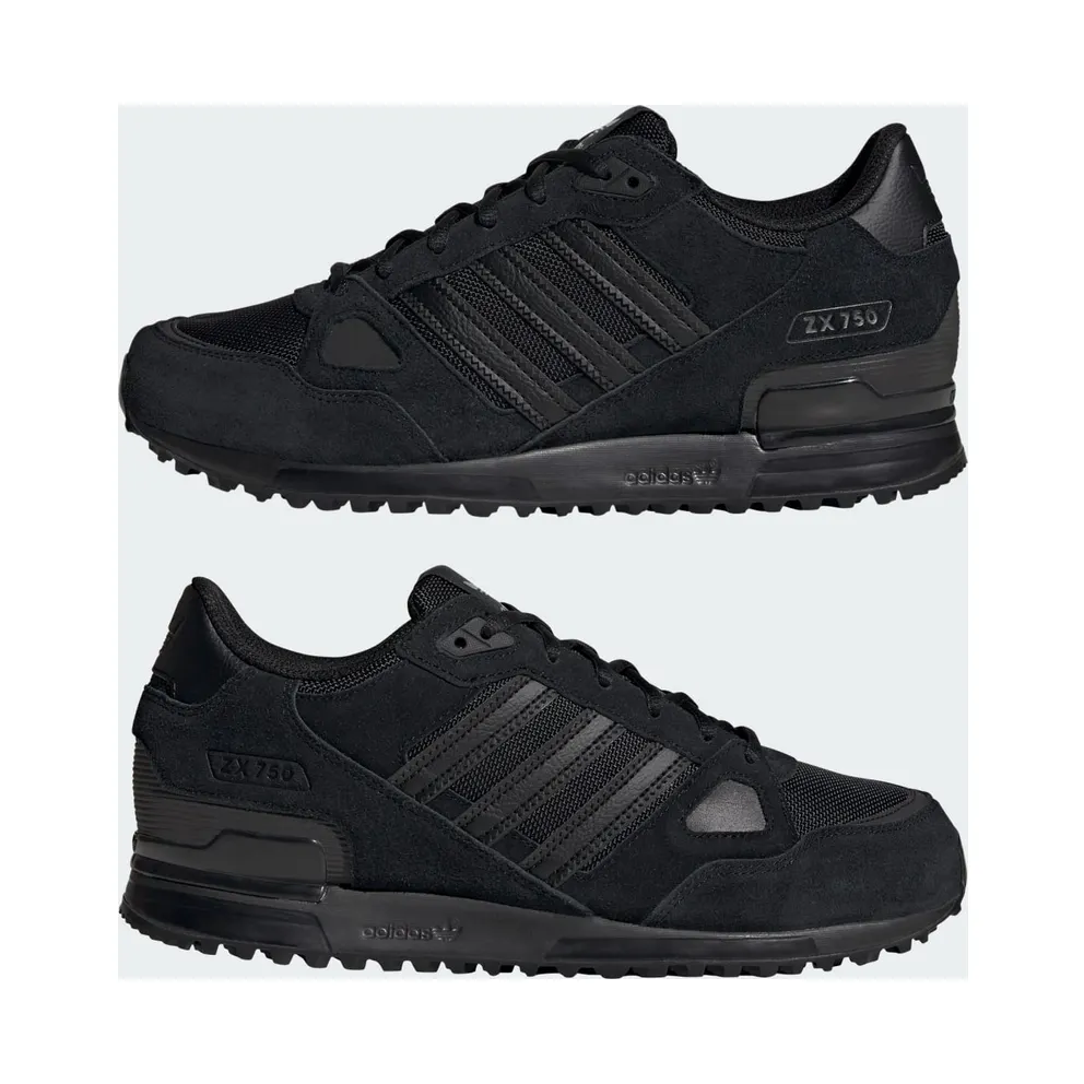 Adidas ZX 750 Shoes Core Black / Core Black / Core Black (LA1963)