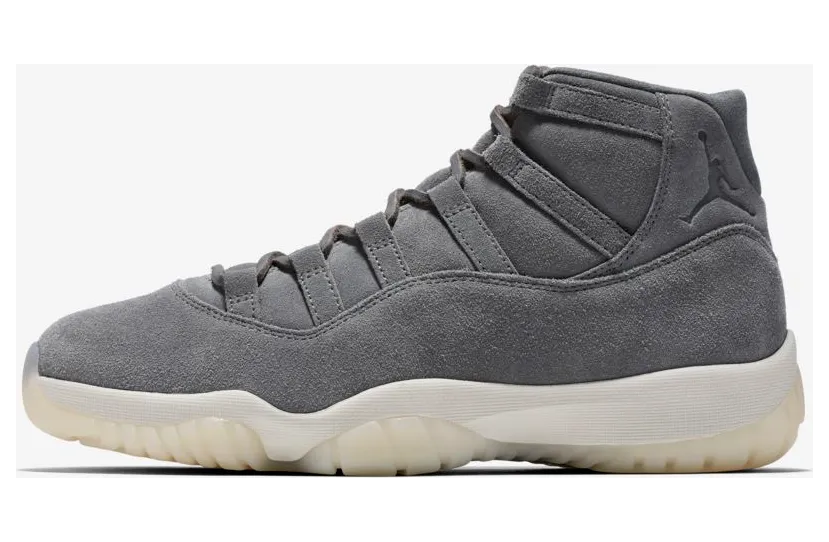 Jordan 11 Retro Pinnacle Grey Suede