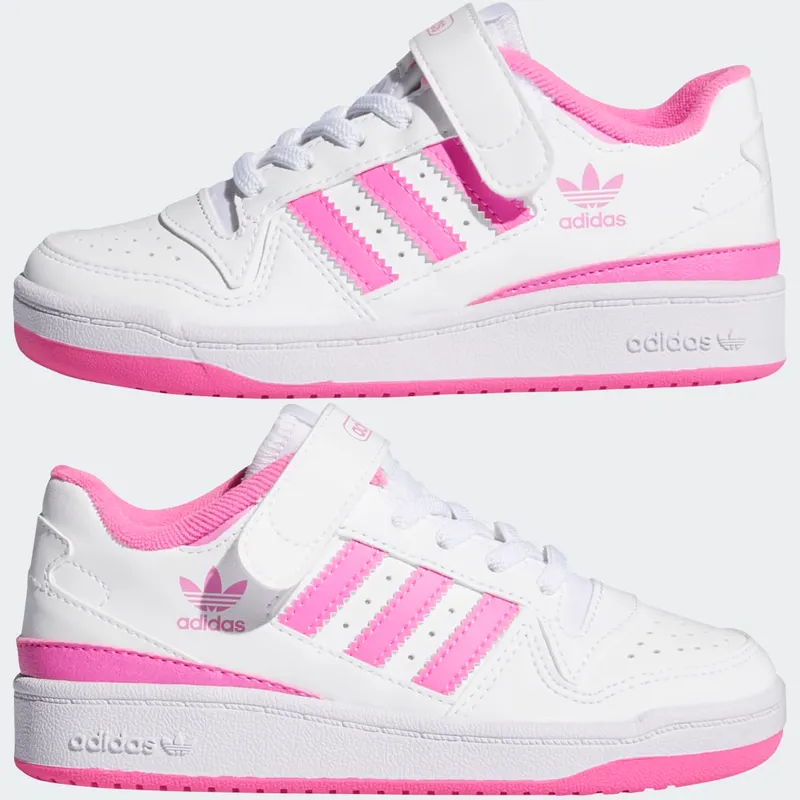 Adidas Forum Low Cloud White / Cloud White / Screaming Pink (FY7975)
