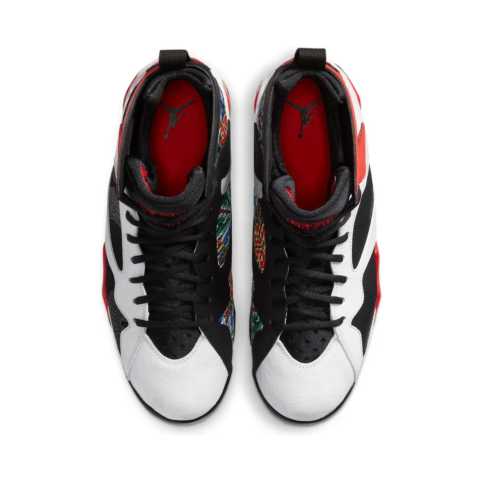 Jordan 7 Retro Greater China White/Chile Red-Black-Metallic Gold (CW2805-160)