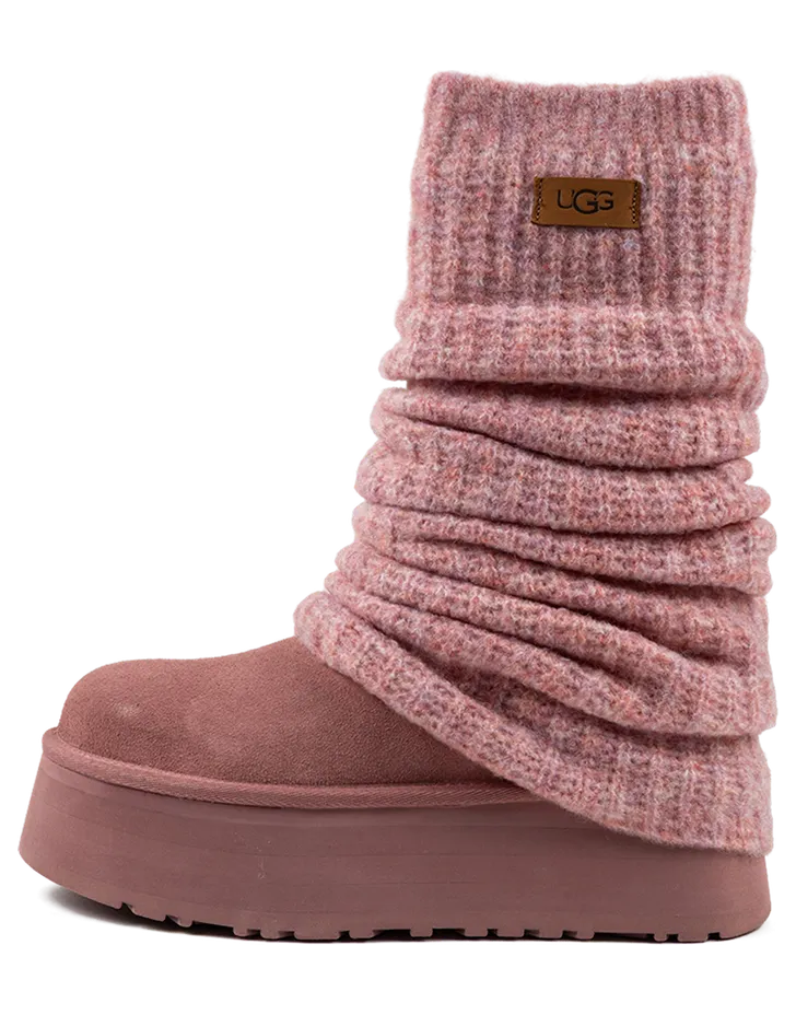 Ugg Classic Mini Dipper Legwarmer Boot “Pink Dawn” (1178990-PDW)