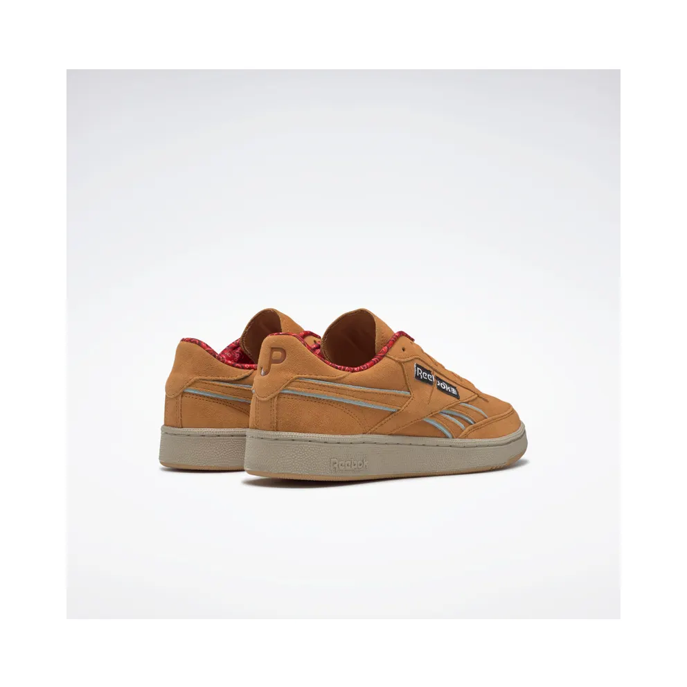 Adidas Jurassic Park Club C Rich Ochre / Diffused Blue / Stadium Red (GZ6322)