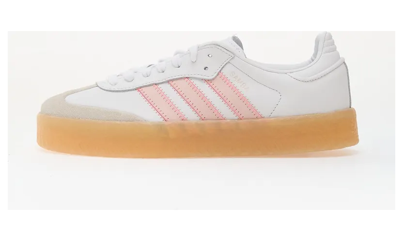 adidas Sambae White Sandy Pink Red