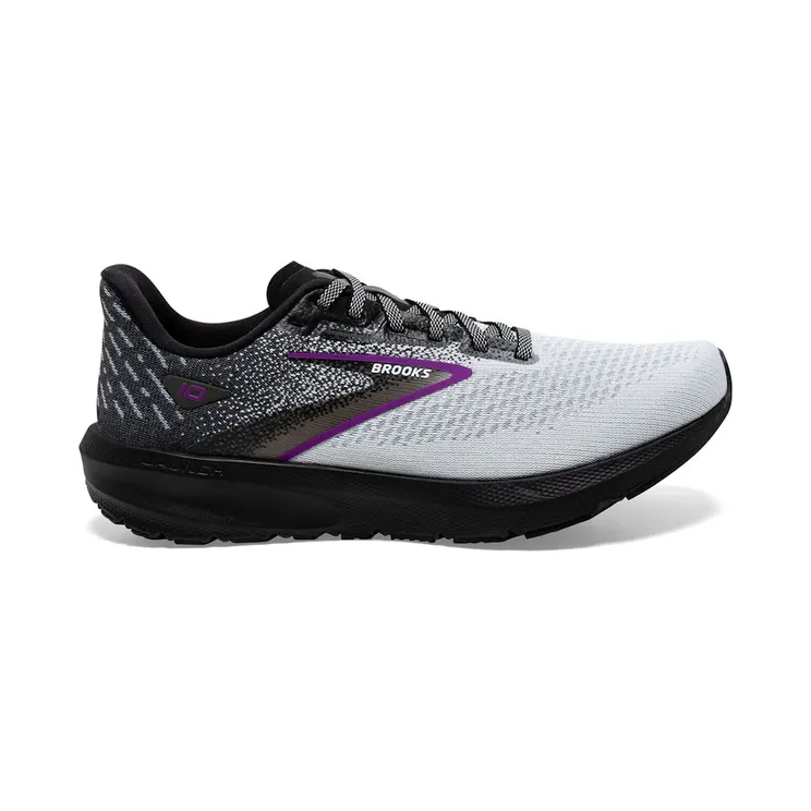 Brooks Launch 10 Black White Violet (120398-1B-085)