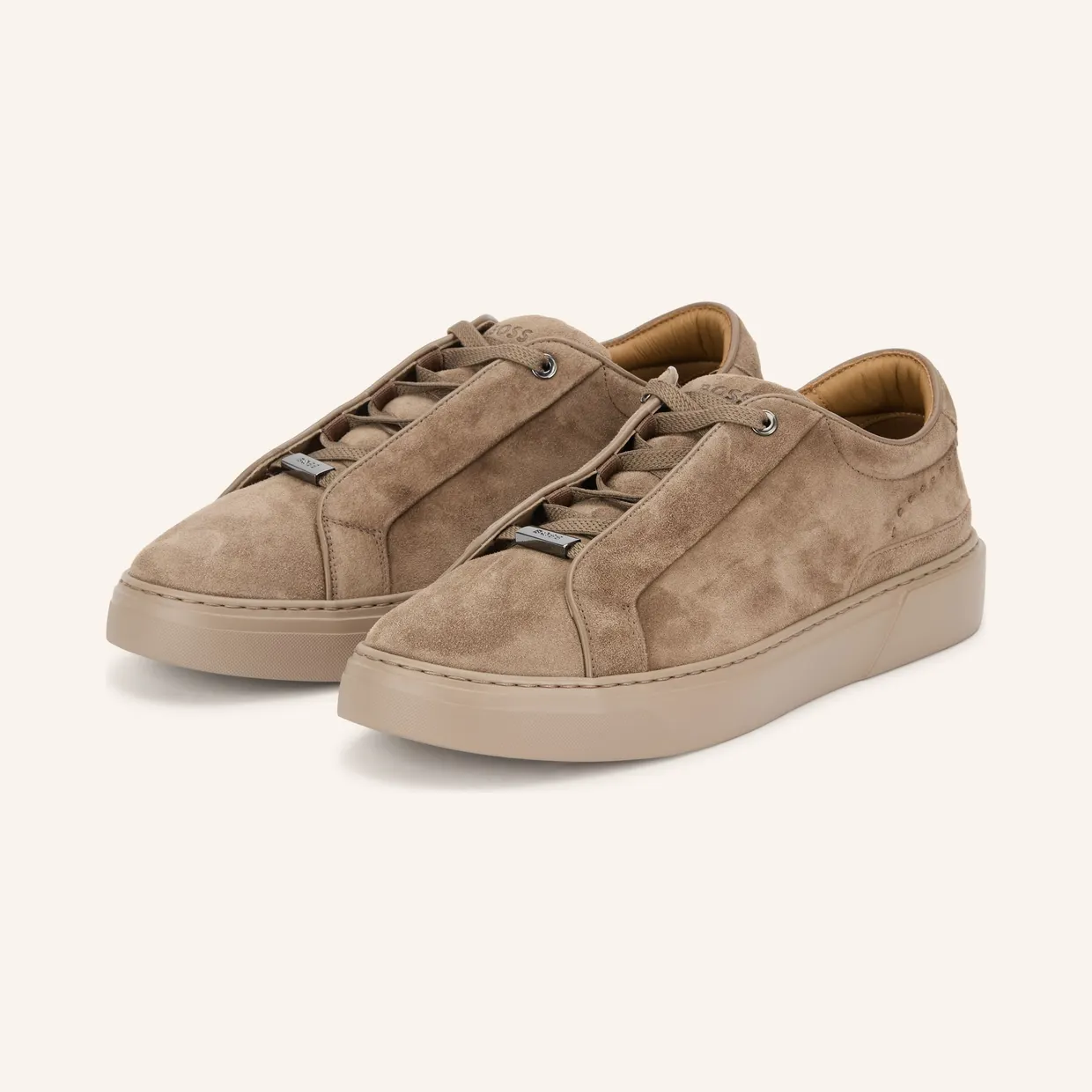 BOSS Gary Sneakers aus Wildleder – Nude (50534292) (2)