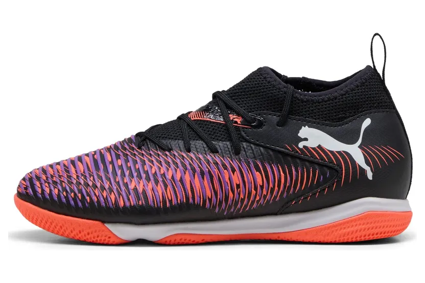 Puma Future 8 Match IT + Mid Junior Kinder Hallenschuhe, schwarz, Größe 33 (108387)