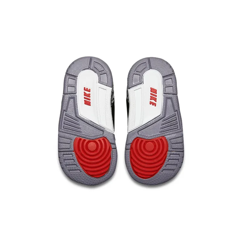 Jordan 3 Retro Black Cement 2018 (TD) Black/Fire Red-Cement Grey-White (832033-021)