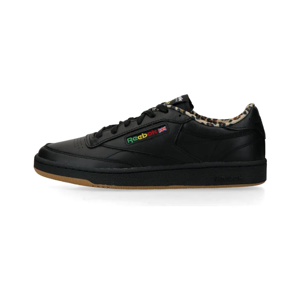 Reebok x Wacko Maria Club C 85 Vintage (black / leopard / gum) – RMIA04HC99LEA0081061