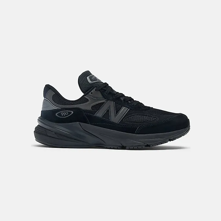 New Balance 990 v6 “Triple Black” (U990BB6)