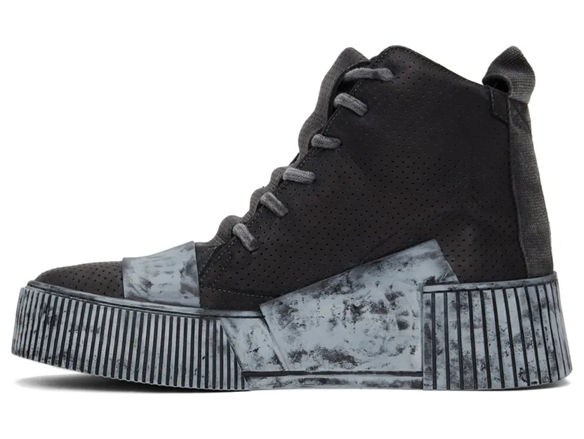Boris Bidjan Saberi Black High Bamba 1.1 Sneakers (292-SS2200B1000000SM-0031) (3)
