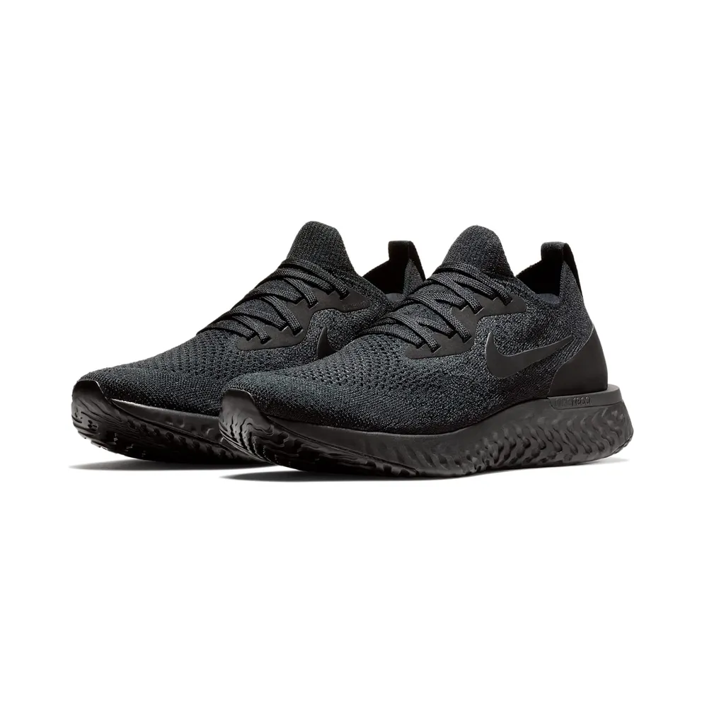 Nike Epic React Flyknit Triple Black (W) Black/Black-Black (AQ0070-003)
