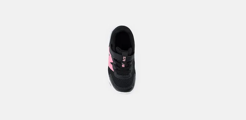 NEW BALANCE 578 Hook & Loop “Black / Signal Pink” (IT578BP)