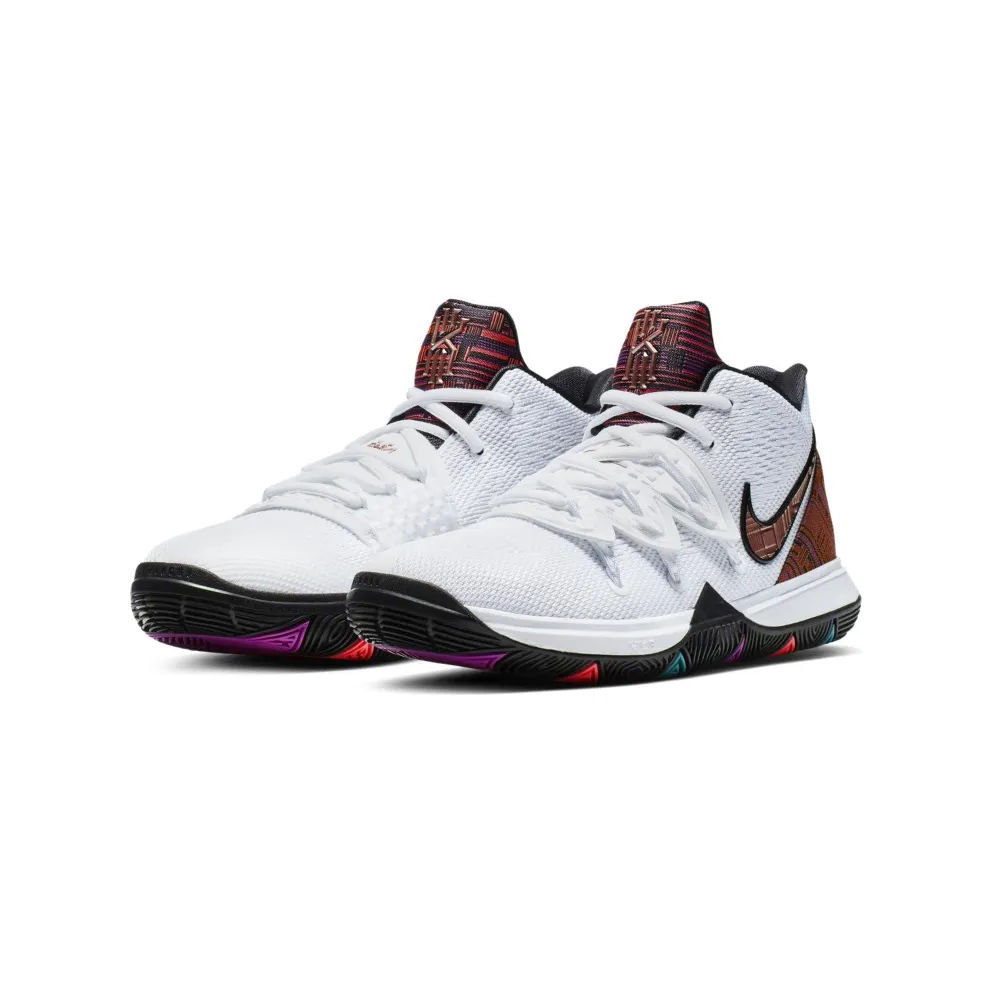 Nike Kyrie 5 BHM 2019 (GS) White/Multi-Color (CI7894-100)
