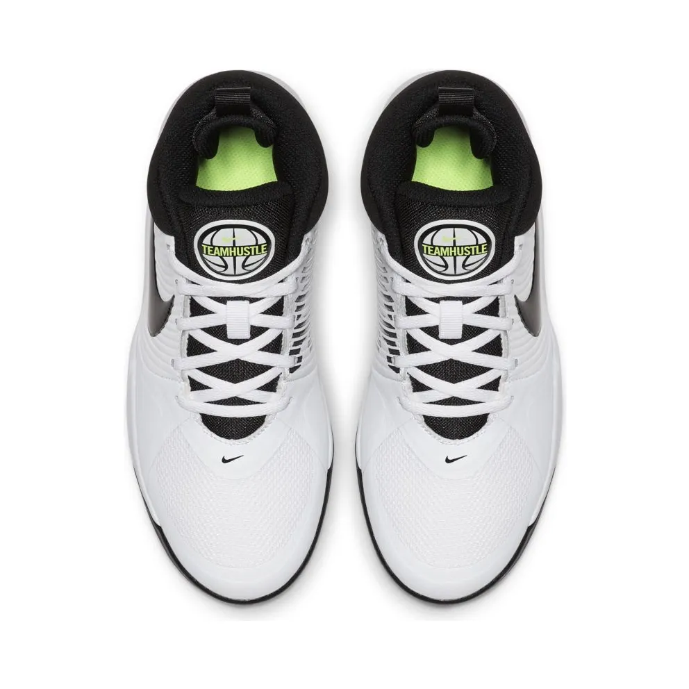 Nike Team Hustle D 9 Older Kids’ Basketball White (AQ4224-100)