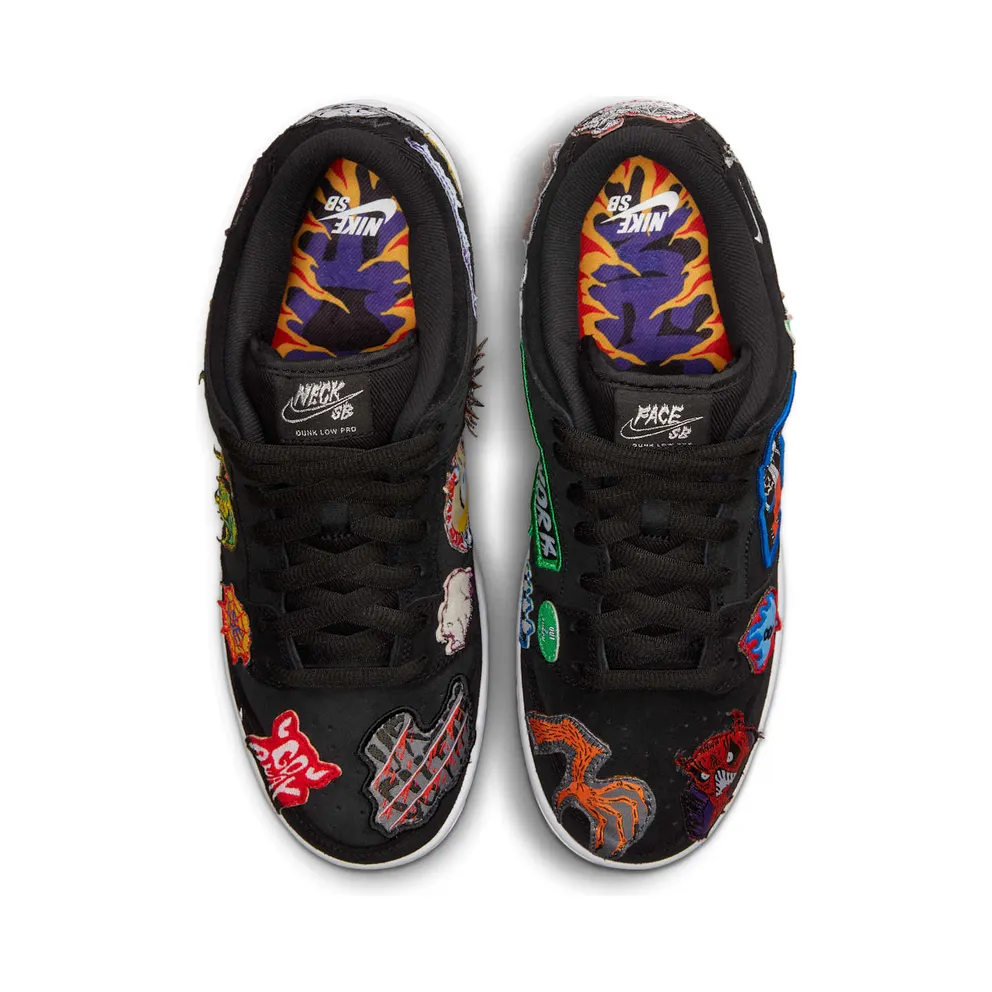 Nike SB Dunk Low Pro Black/Multi-Colour/White (DQ4488-001)