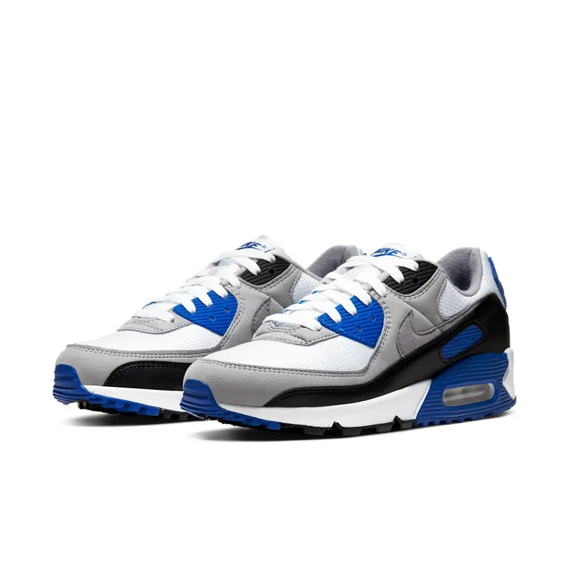 Nike Air Max 90 Recraft Royal White/Hyper Royal-Black-Particle Grey (CD0881-102)