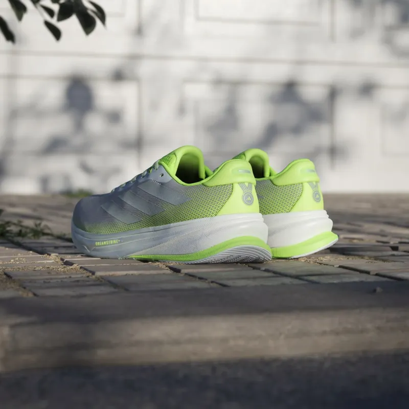 Adidas Supernova Rise 2 Running Shoes Halo Silver / Silver Metallic / Lucid Lemon (JS1888)