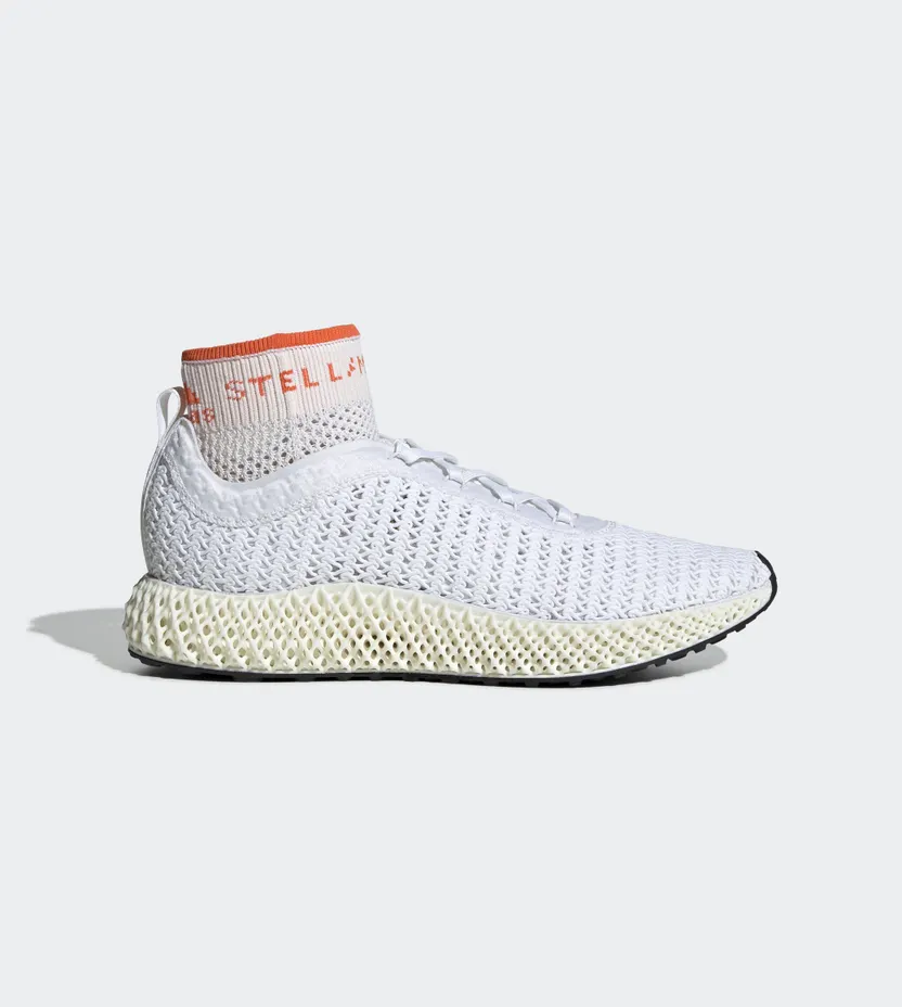 Adidas Stella McCartney x Alphaedge 4D ‘Core White True Orange’ Core White/True Orange/Core Black (G25869)
