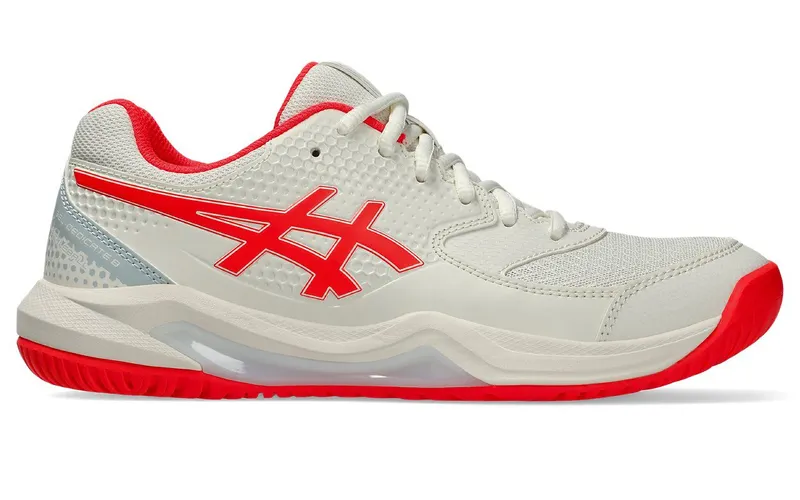 ASICS Gel-Dedicate 8 Pickleball Cream Flash Red (1042A236-103)