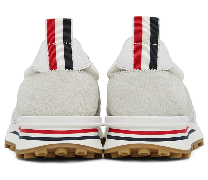 Thom Browne White Unlined Tech Runner Sneakers (FFD059A-07685) (4)