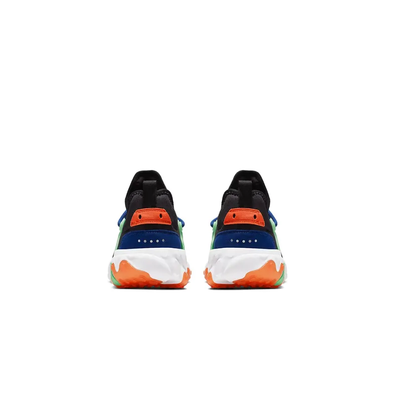 Nike React Presto Black Green Nebula (GS) Black/Deep Royal Blue/Team Orange (BQ4002-006)