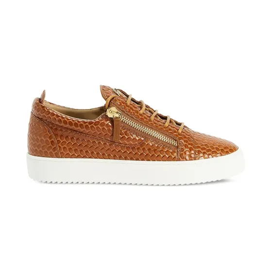 Giuseppe Zanotti Frankie mit doppeltem Reißverschluss “Brown” (RM50012003)