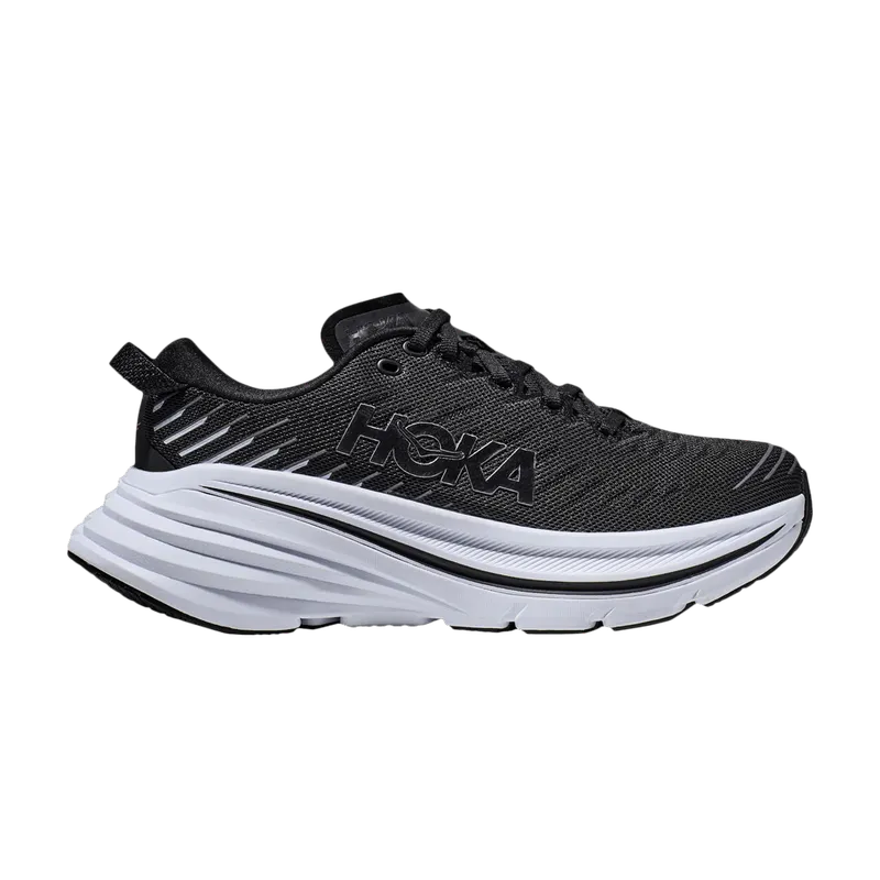 Hoka One One Bondi X Black White (W) (1113513-BWHT)