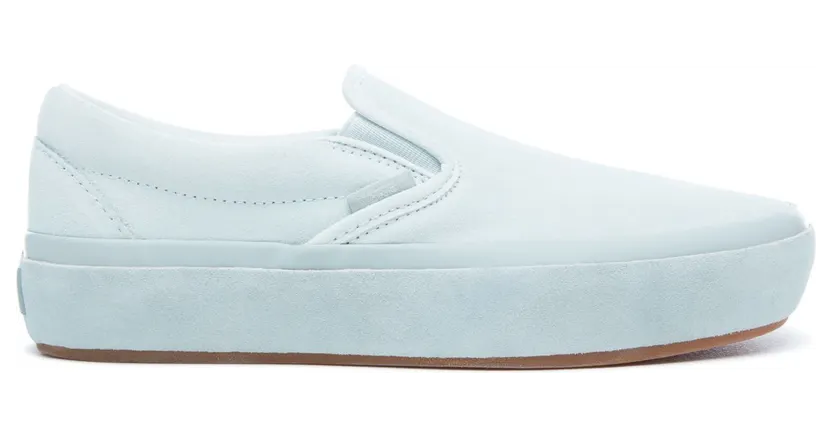 VANS Suède Outsole Classic Slip-on Platform Schoenen (Groen)